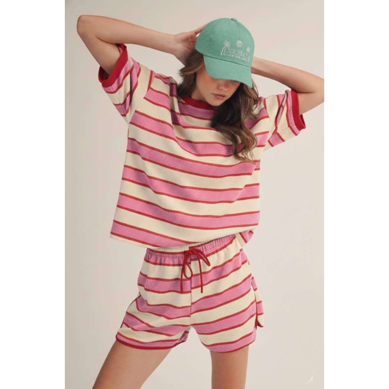 Riviera Breeze Waffle Knit Comfort Emsemble
