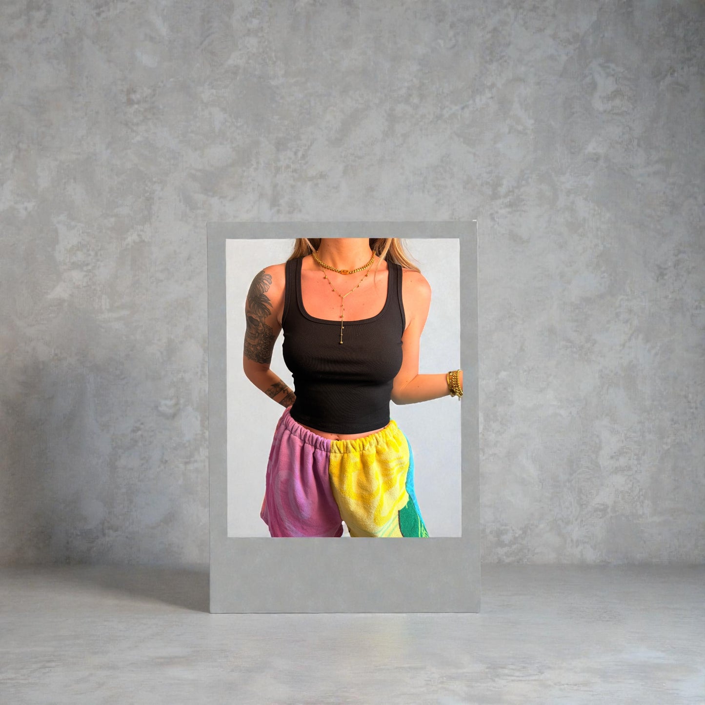 Basic Square Neck Cropped Sleeveless Top
