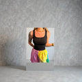 Basic Square Neck Cropped Sleeveless Top