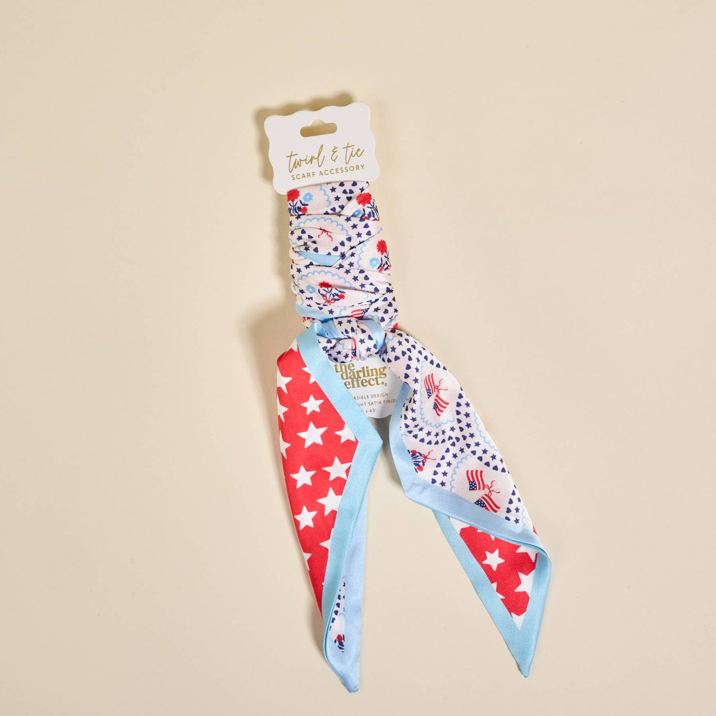 Twirl & Tie Scarf Accessory–All-American Darling