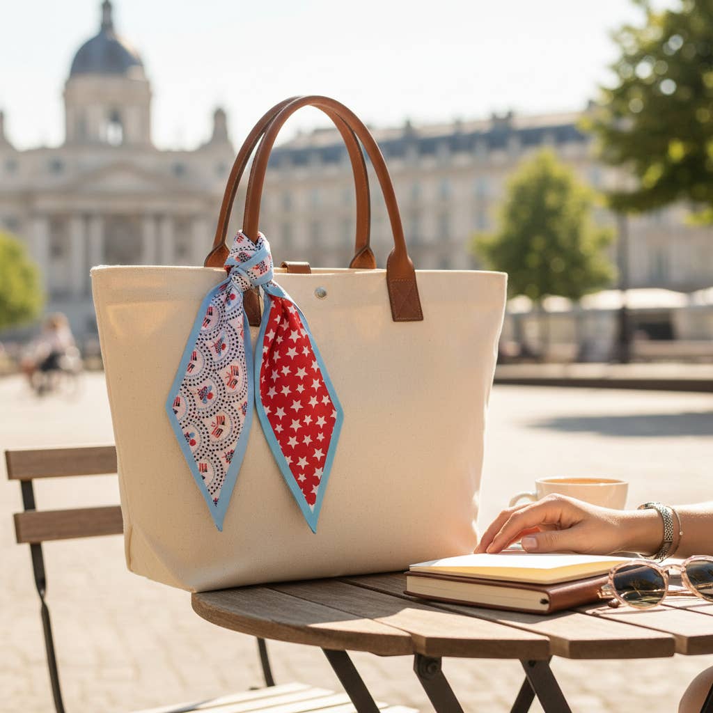 Twirl & Tie Scarf Accessory–All-American Darling