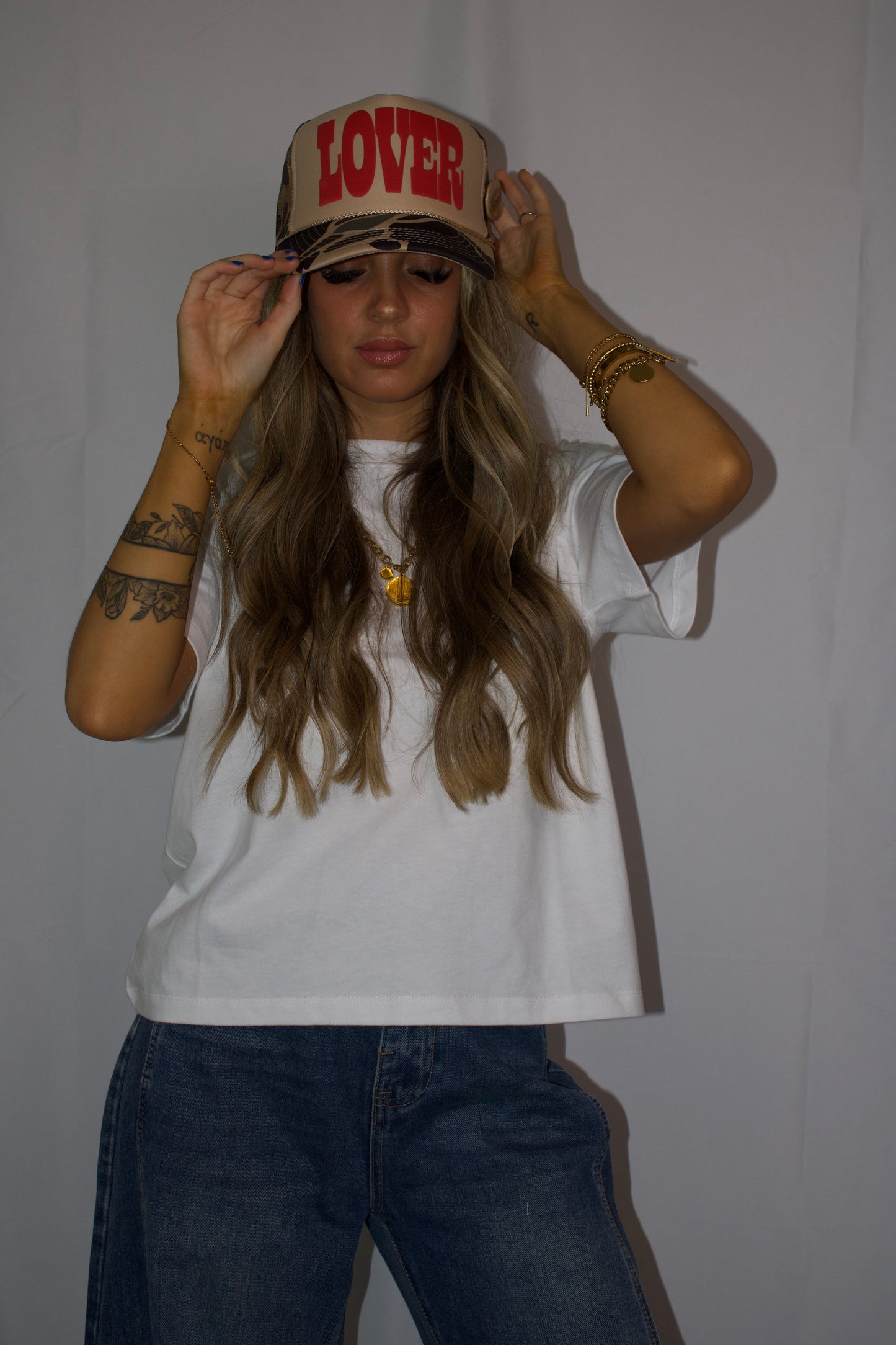 LOVER, Puff Western Trucker Hat