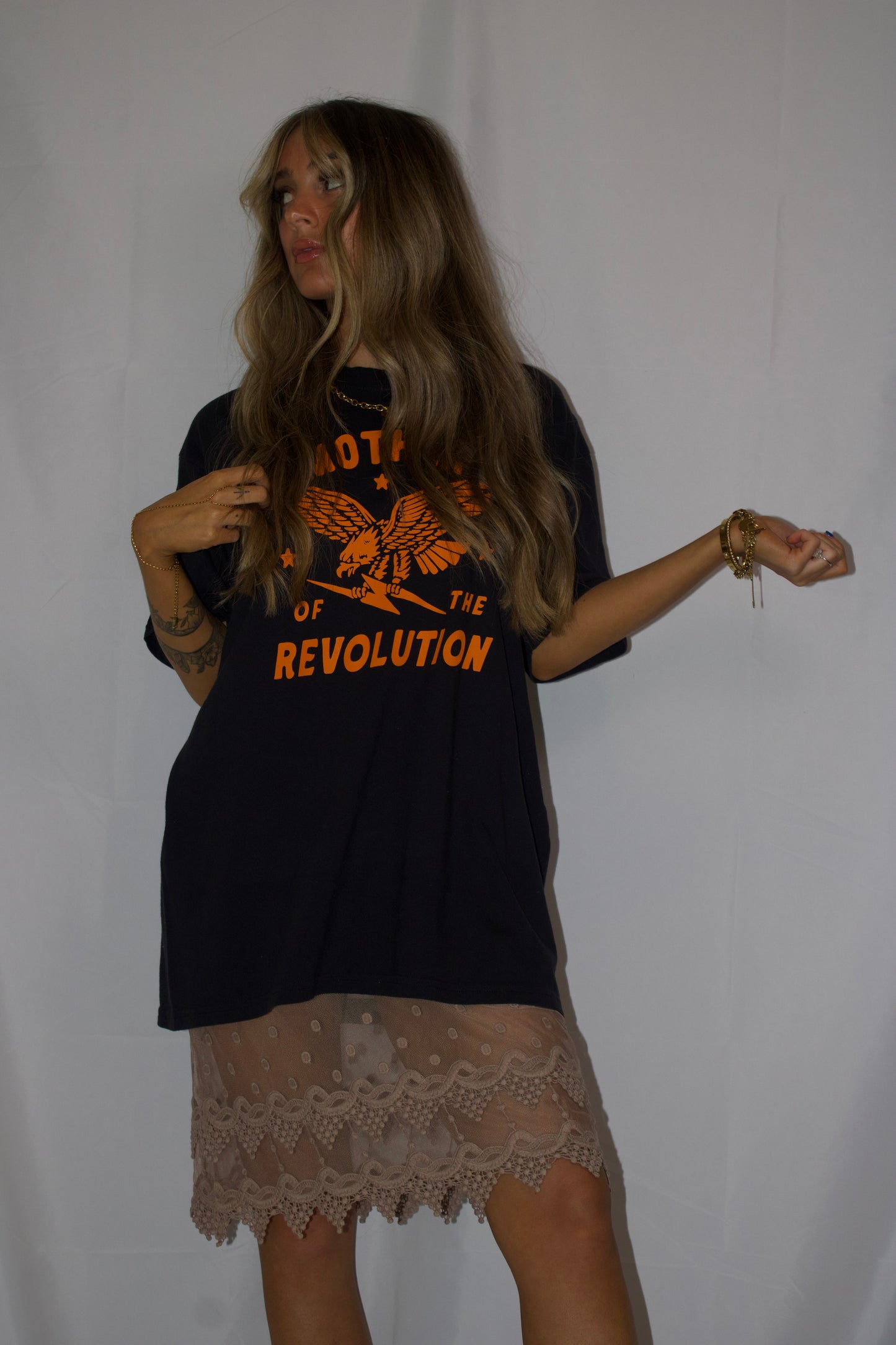Mother of the revolution Feminist Tee  - Black