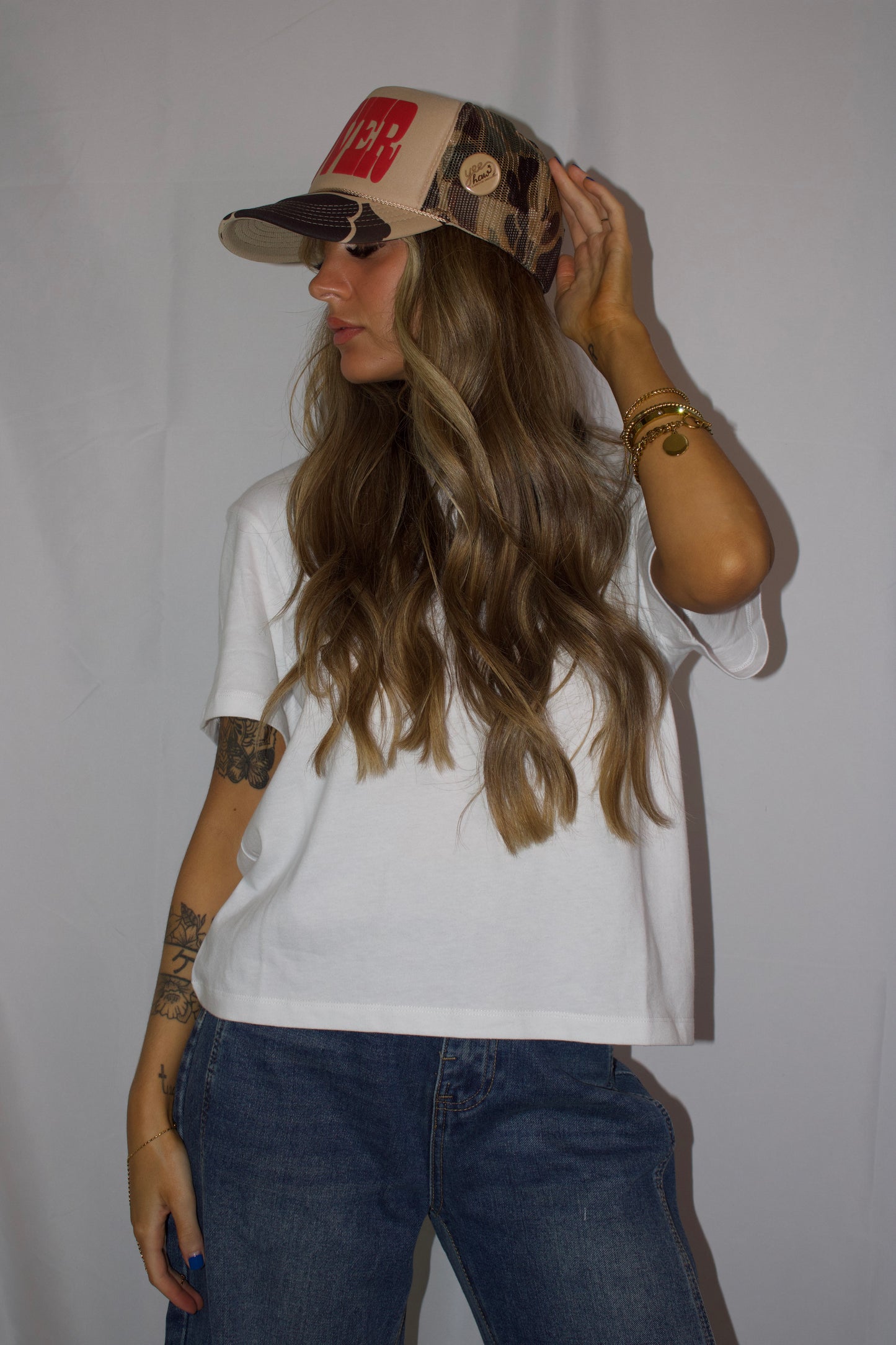 LOVER, Puff Western Trucker Hat