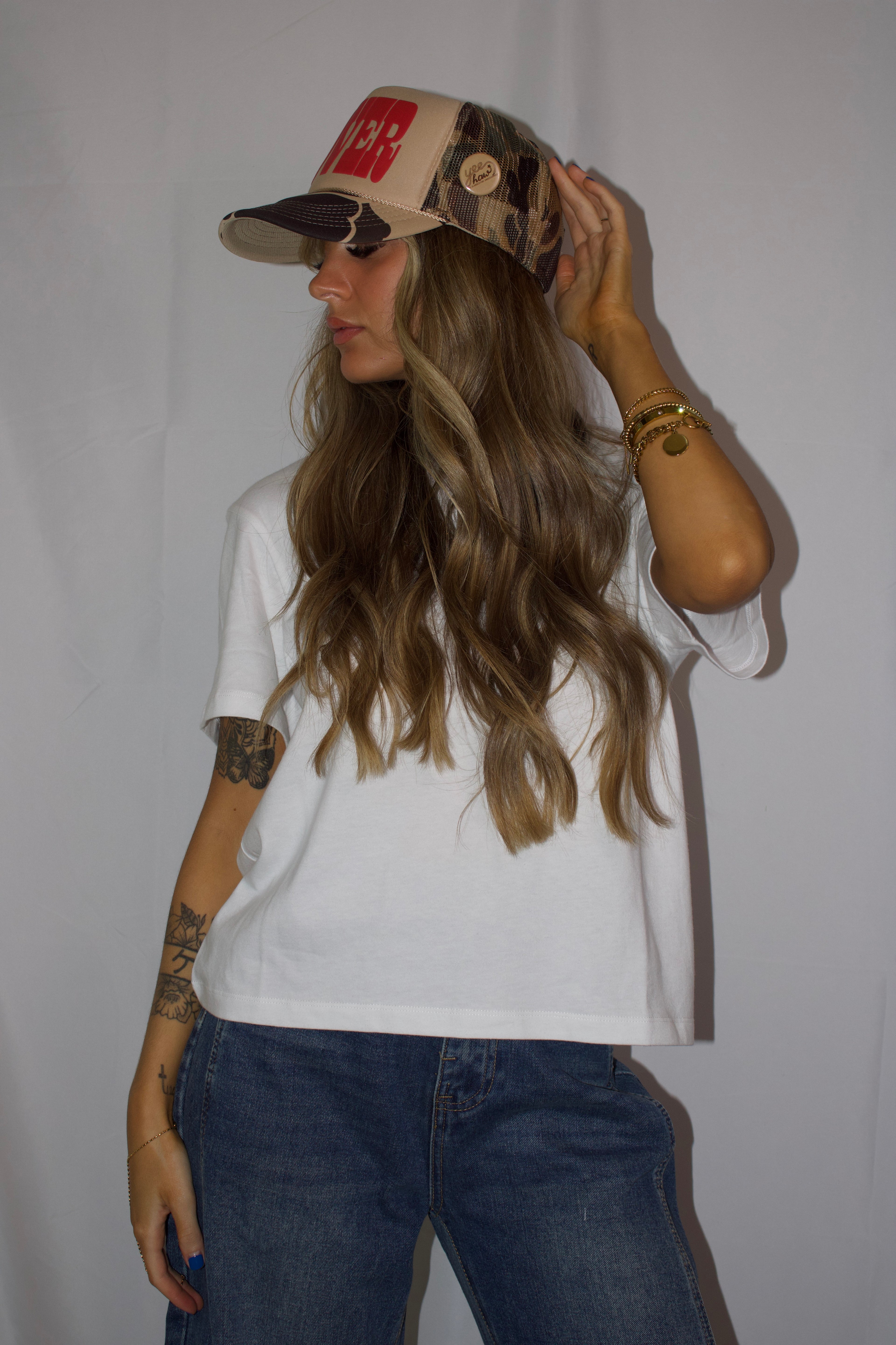 LOVER, Puff Western Trucker Hat