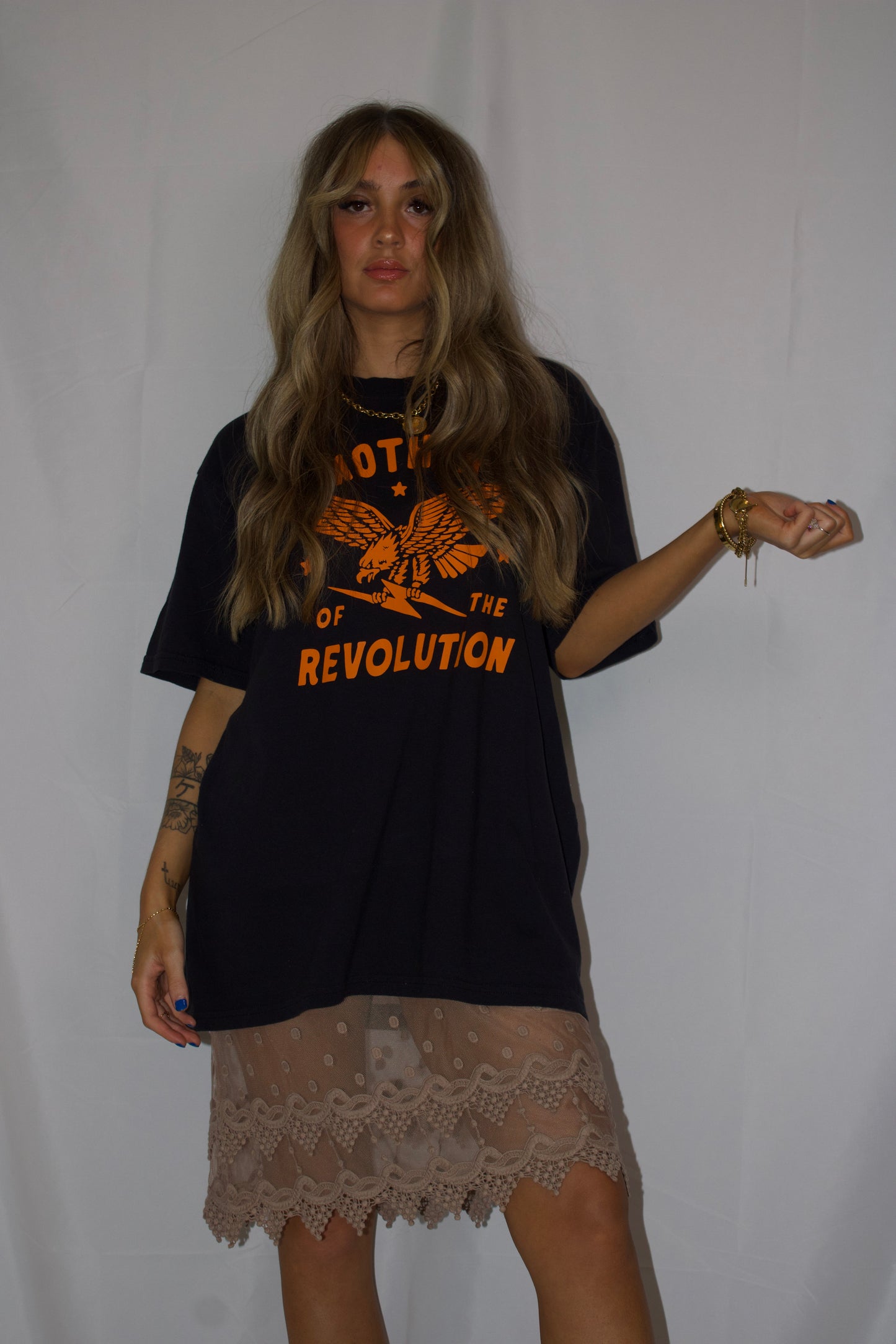 Mother of the revolution Feminist Tee  - Black