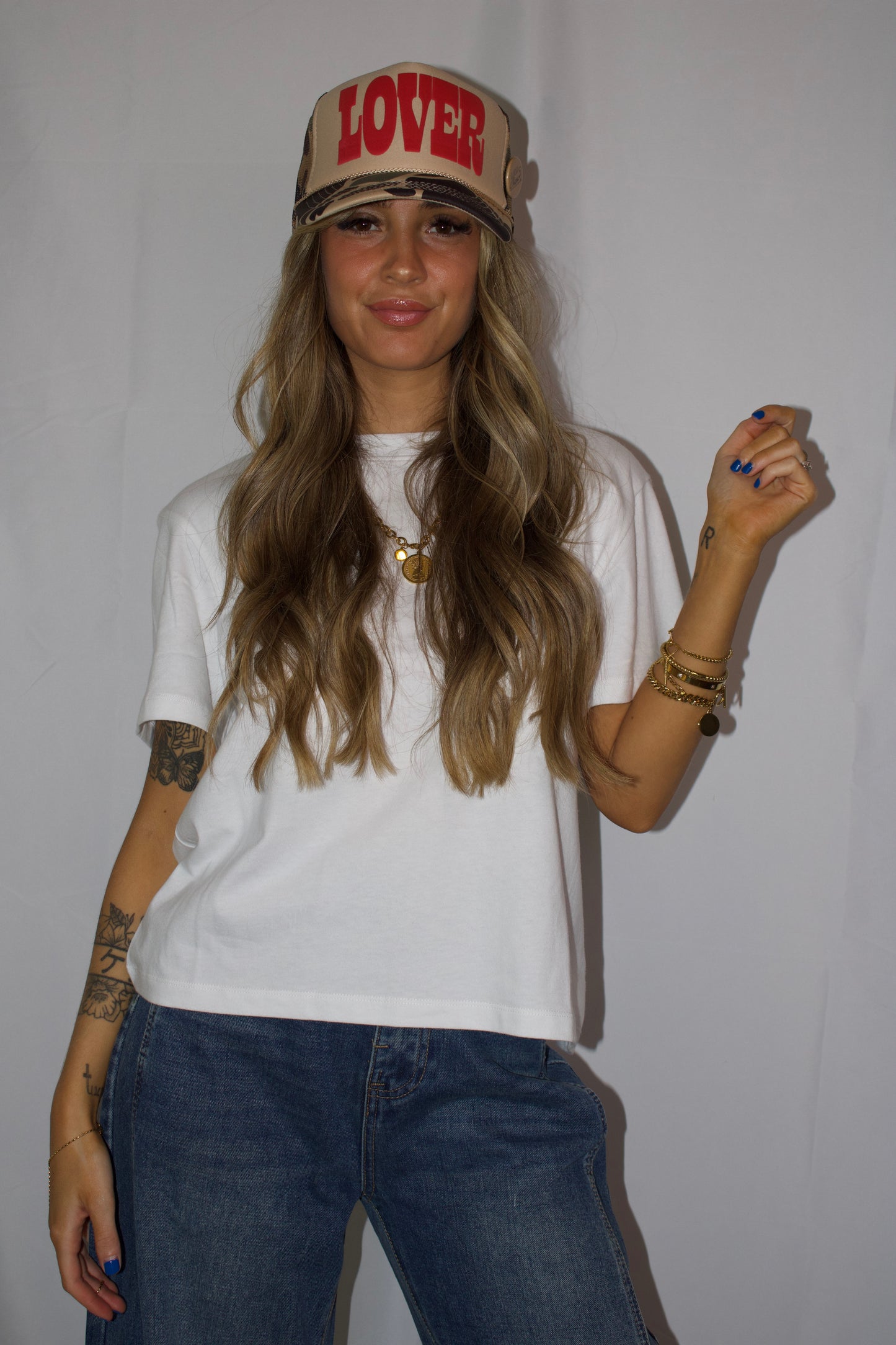 LOVER, Puff Western Trucker Hat