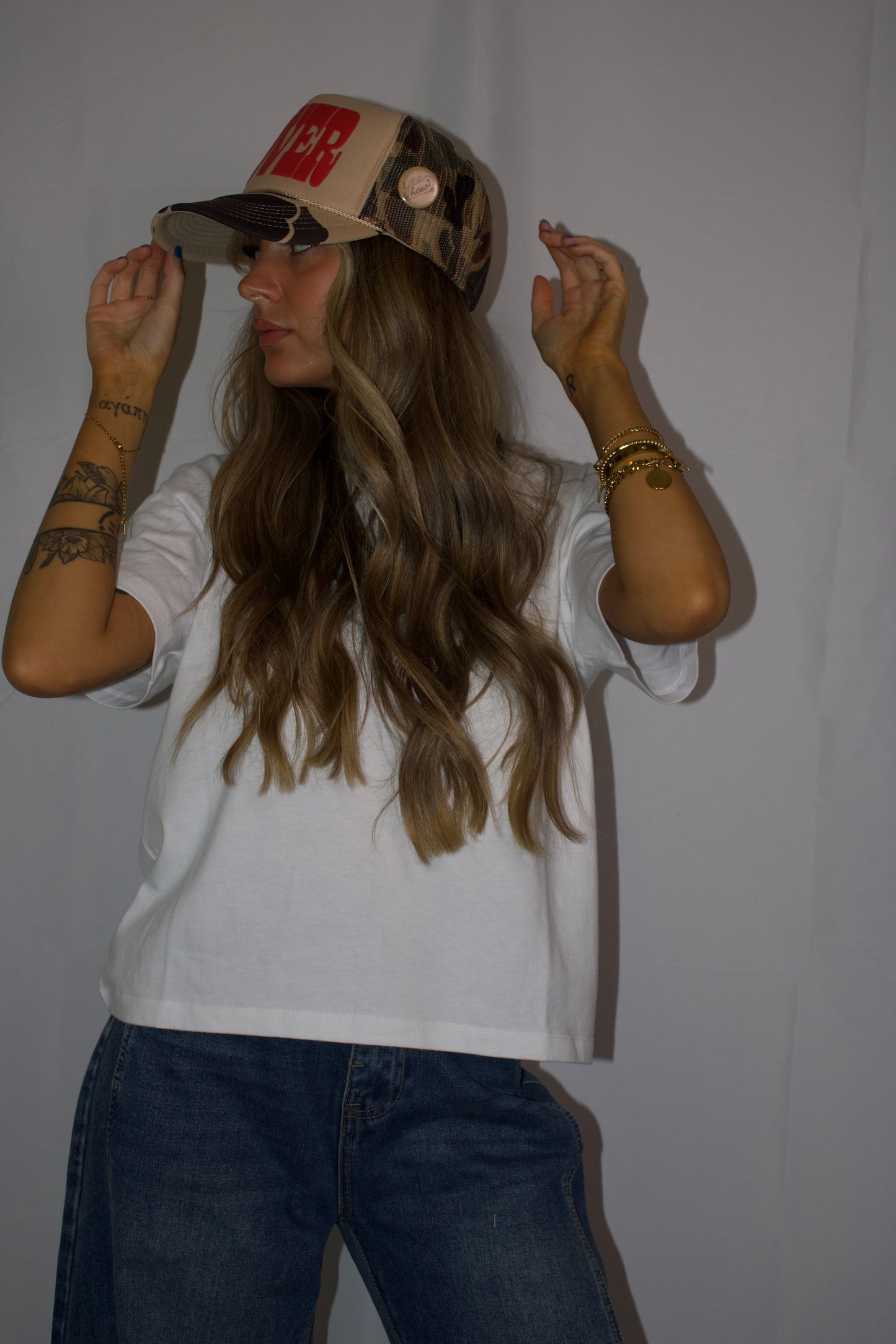 LOVER, Puff Western Trucker Hat