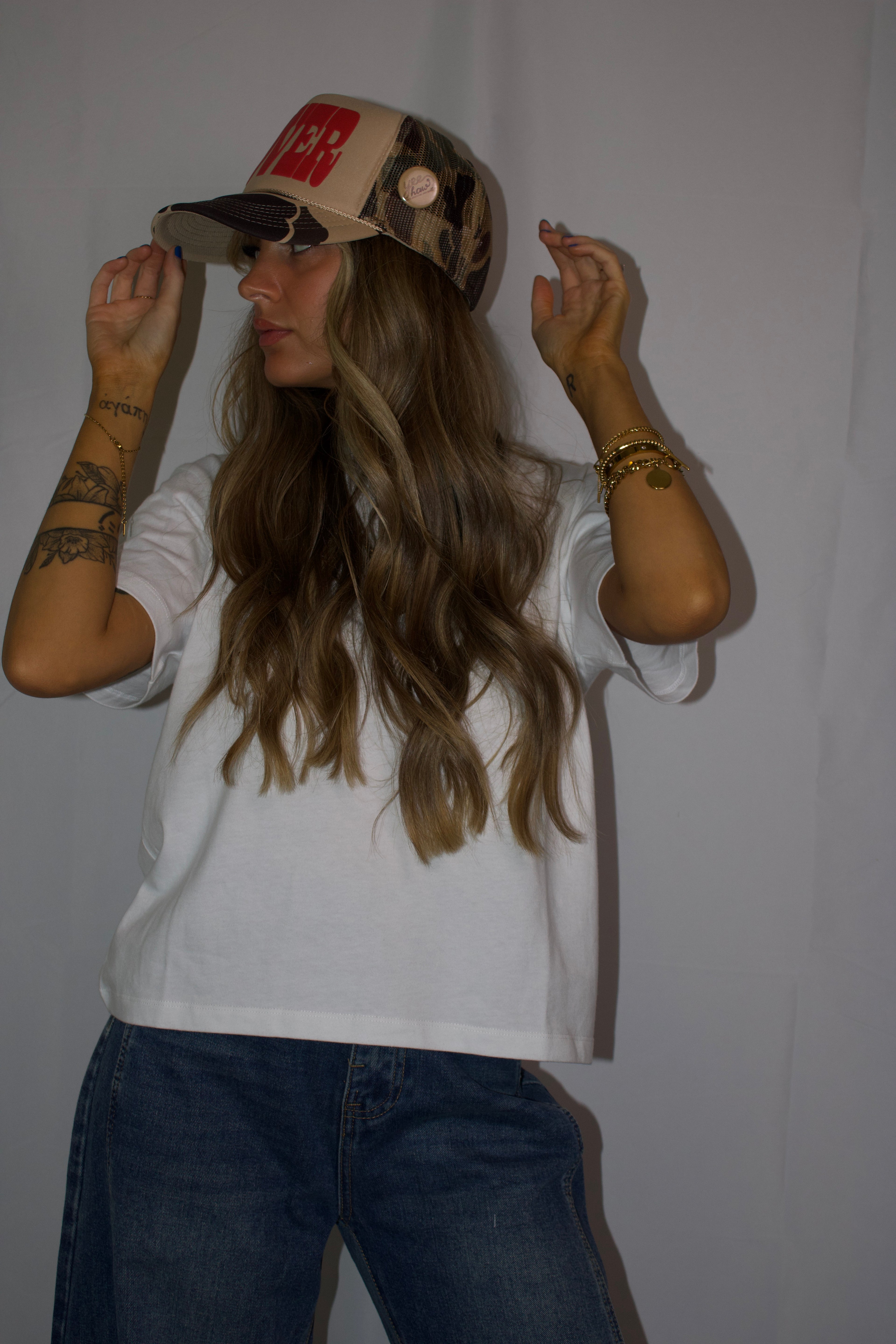 LOVER, Puff Western Trucker Hat