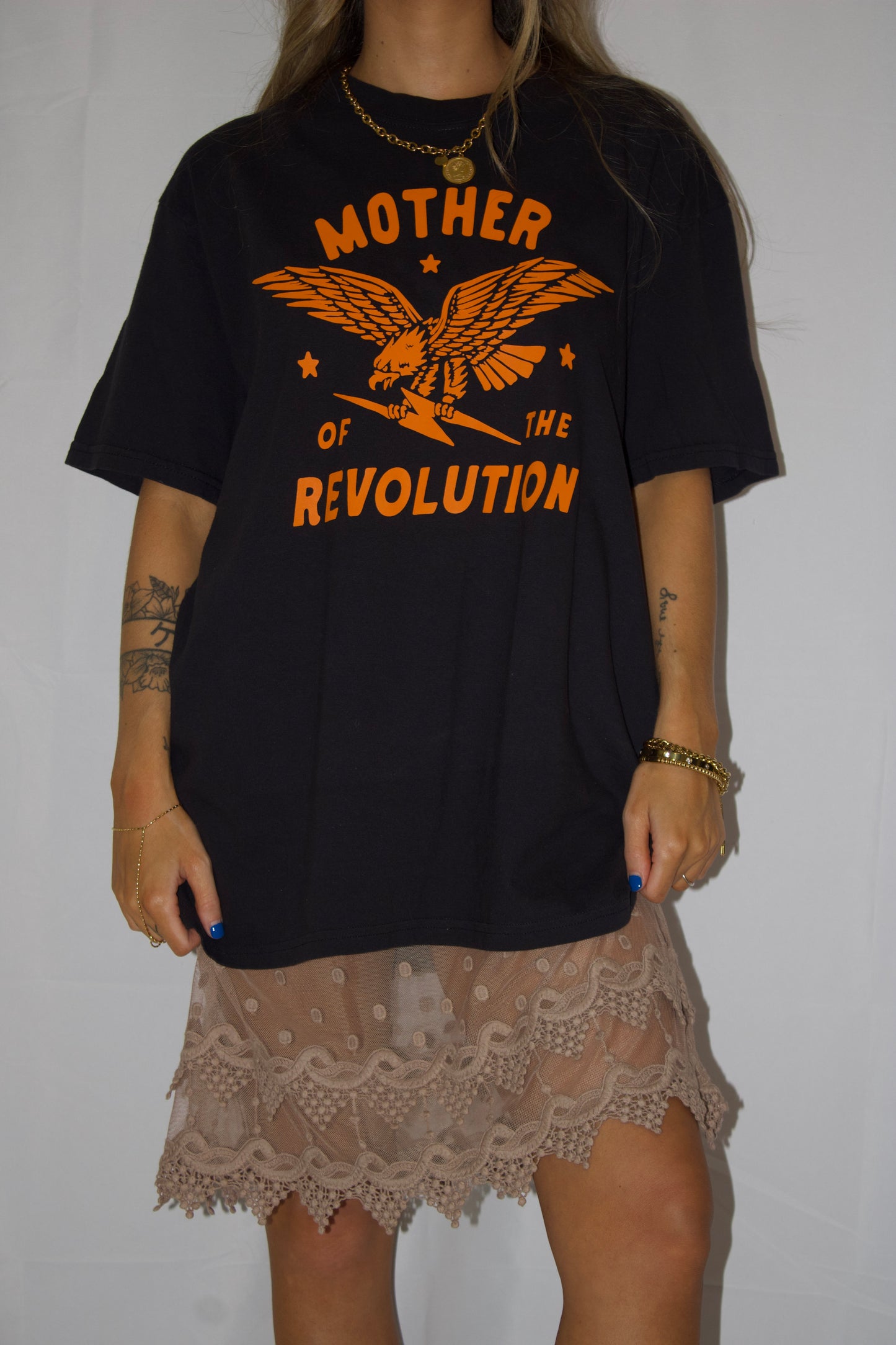 Mother of the revolution Feminist Tee  - Black